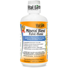 Vital Earth Fulvic Humic Mineral Blend Liquid 32 oz bottle