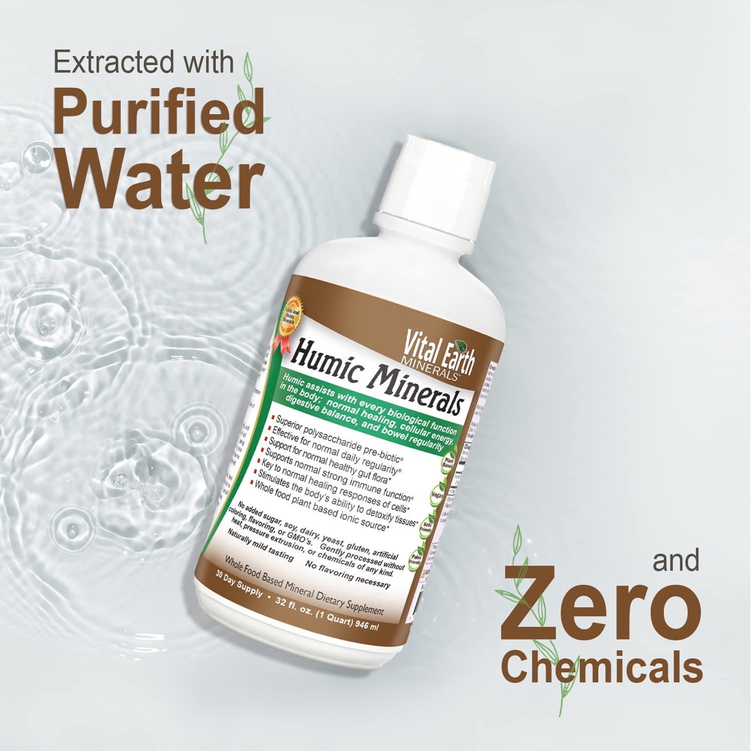 32 oz bottle indicating a 30-day supply