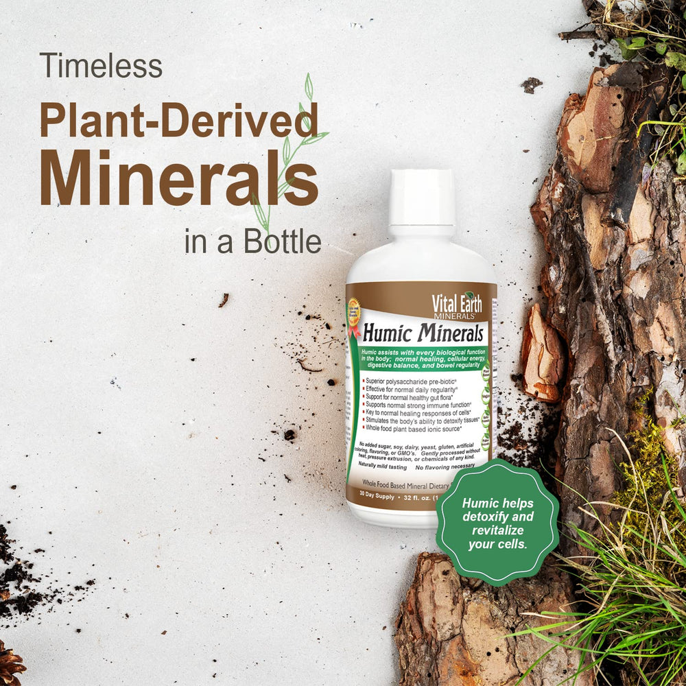 Alkaline water with Humic Minerals (pH 8.6–9.6)