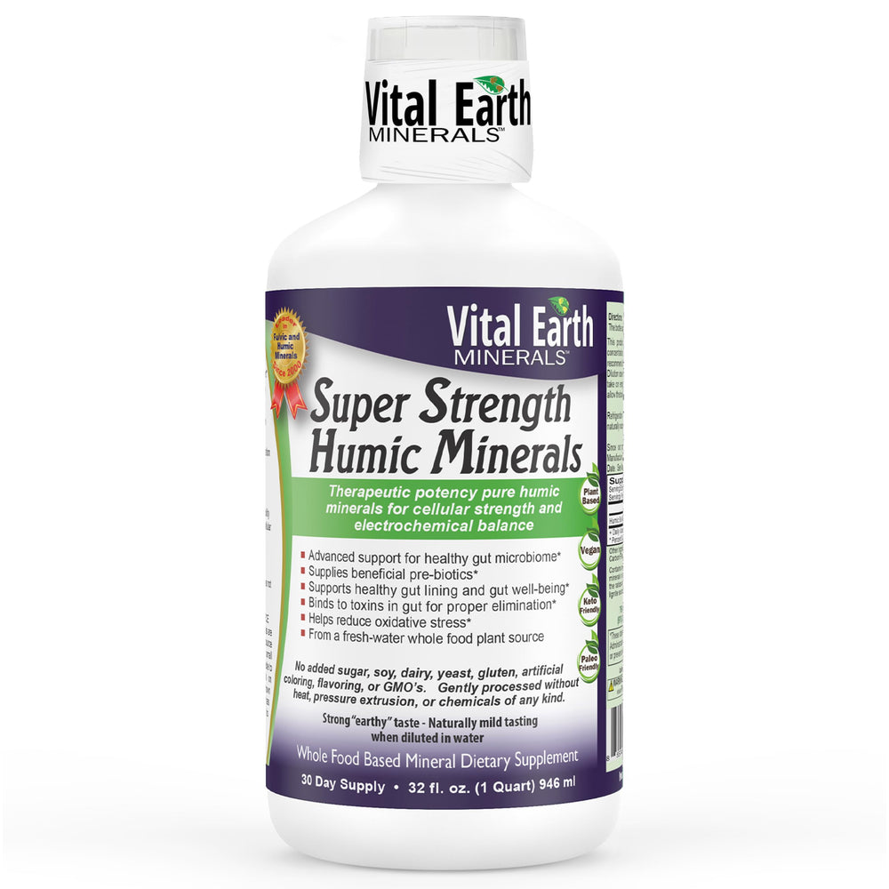 Vital Earth Minerals humic minerals 32 oz bottle