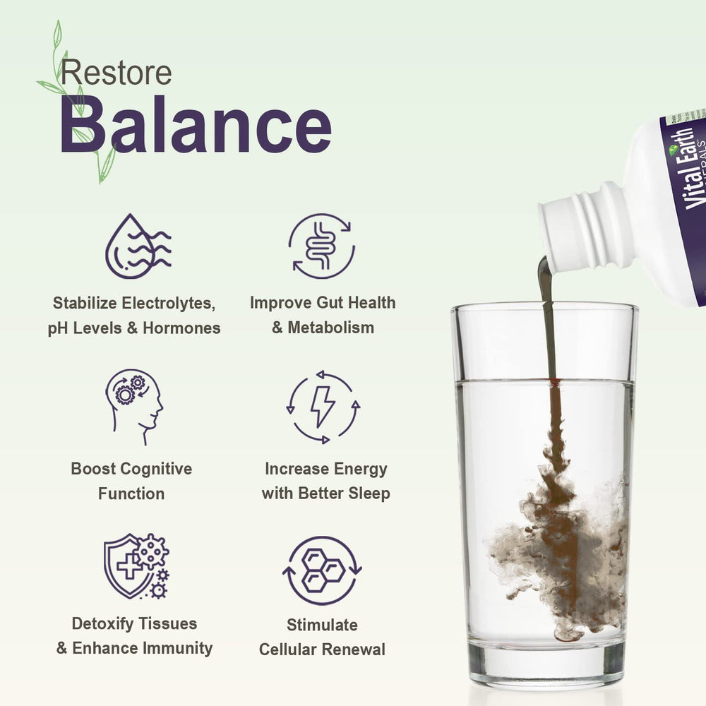 Graphic showing 70+ trace minerals and electrolytes