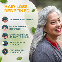 Vitamins A–E included in Vital Hair Complex