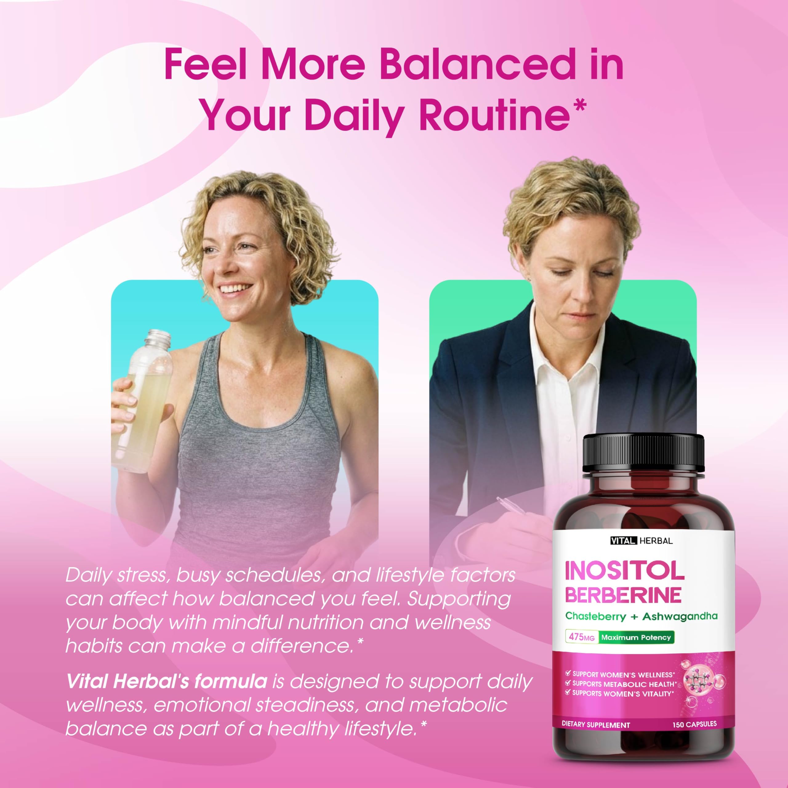 Vital Herbal capsule closeup highlighting vegetable capsule texture and purity benefit