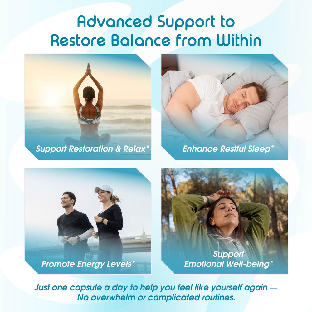 Close-up of Vital Herbal Cortisol capsules