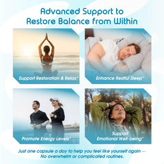 Close-up of Vital Herbal Cortisol capsules