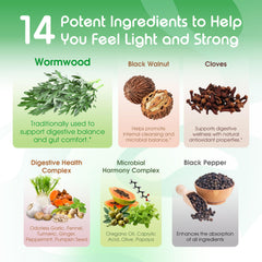 Illustration highlighting the 14-in-1 liposomal blend and key actives