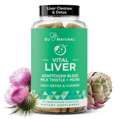Vital Liver Cleanse Detox & Repair bottle front view