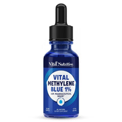 Vital Methylene Blue Drops 1% bottle with dropper – 30 mL