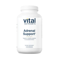 Vital Nutrients Adrenal Support bottle and capsules