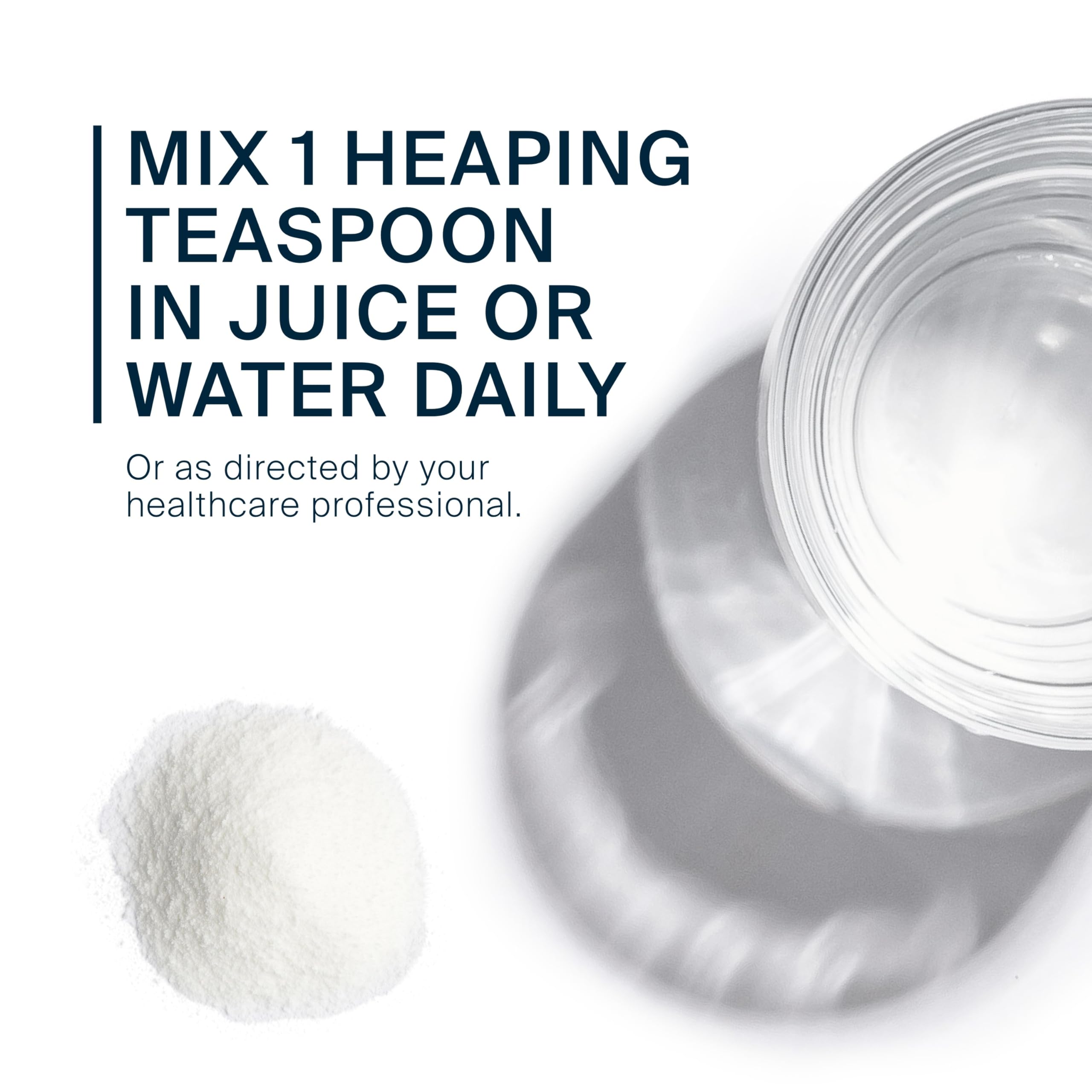 Vital Nutrients arabinogalactan powder pouring into glass shows daily immune support potential