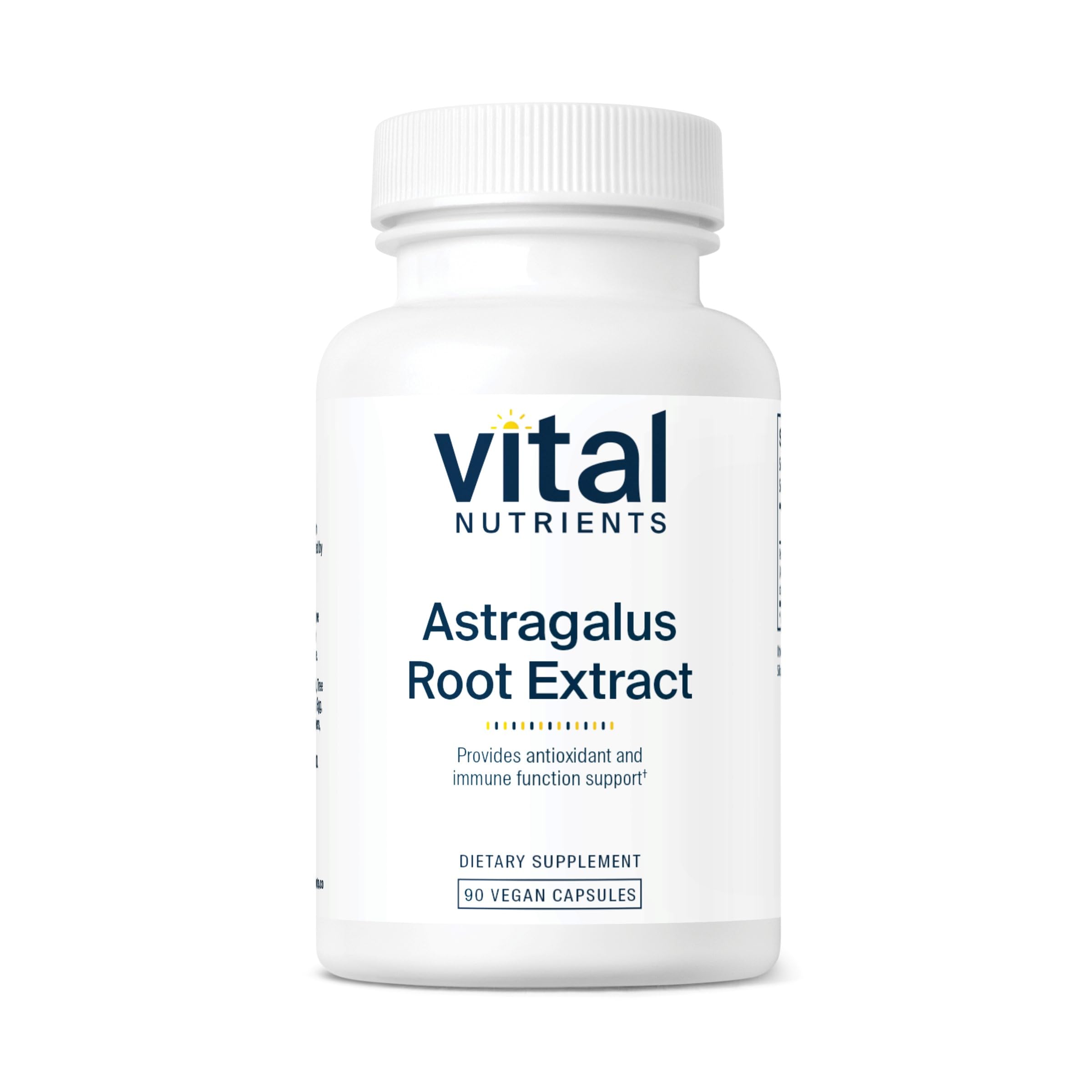 Vital Nutrients Astragalus Root Extract bottle label with 300 mg dosage