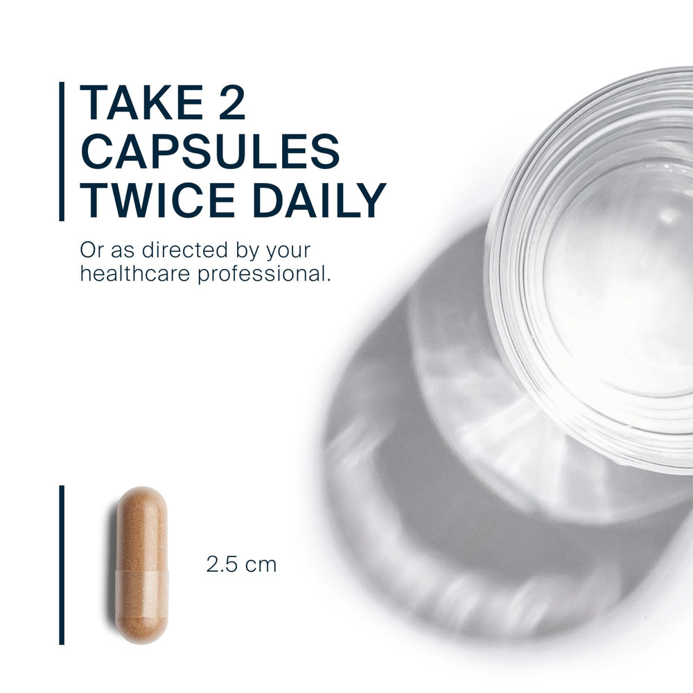 Close-up of astragalus capsules highlighting vegan formulation