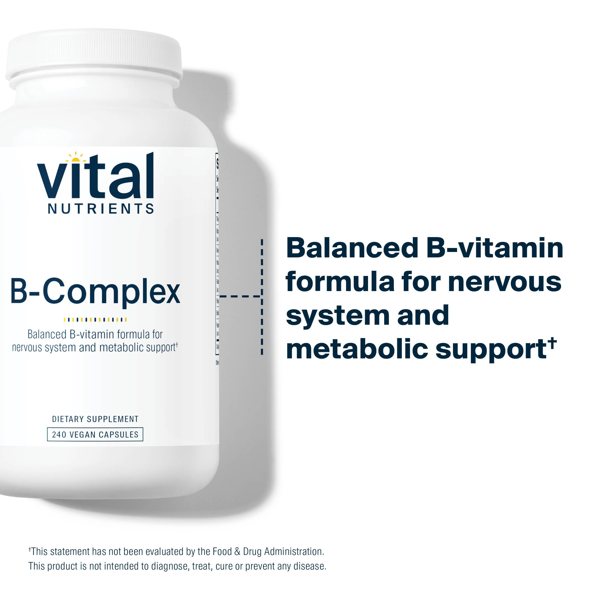 Capsules of Vital Nutrients B-Complex