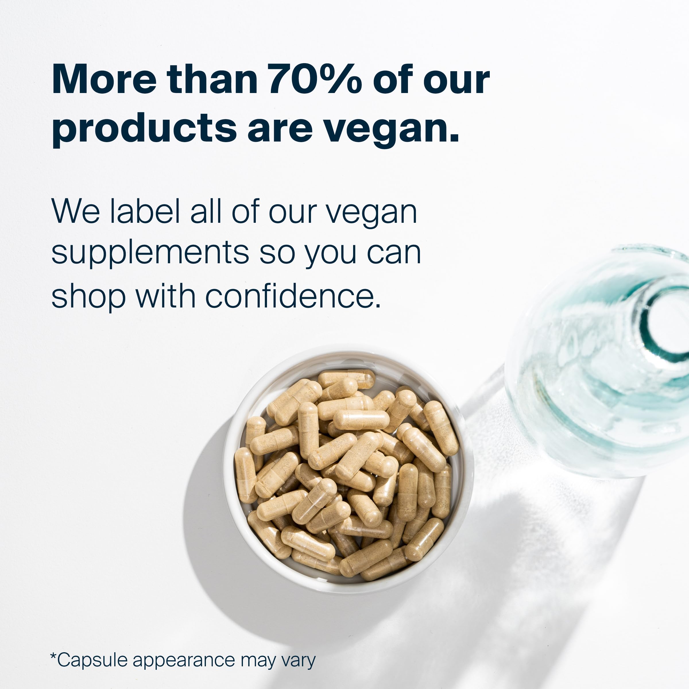 Vital Nutrients BCQ bottle indicating 120 capsules