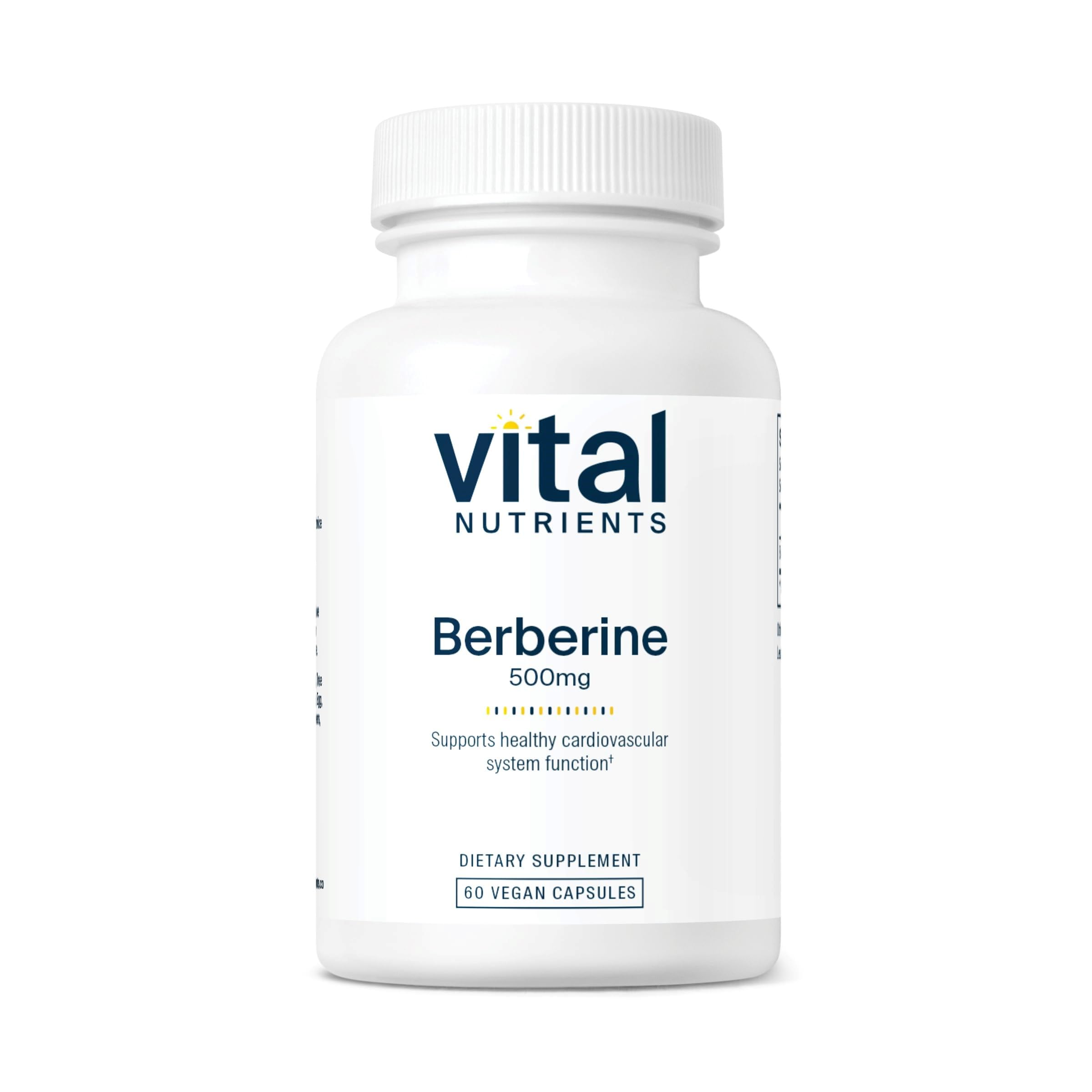 Vital Nutrients Berberine 500 mg vegan capsule bottle