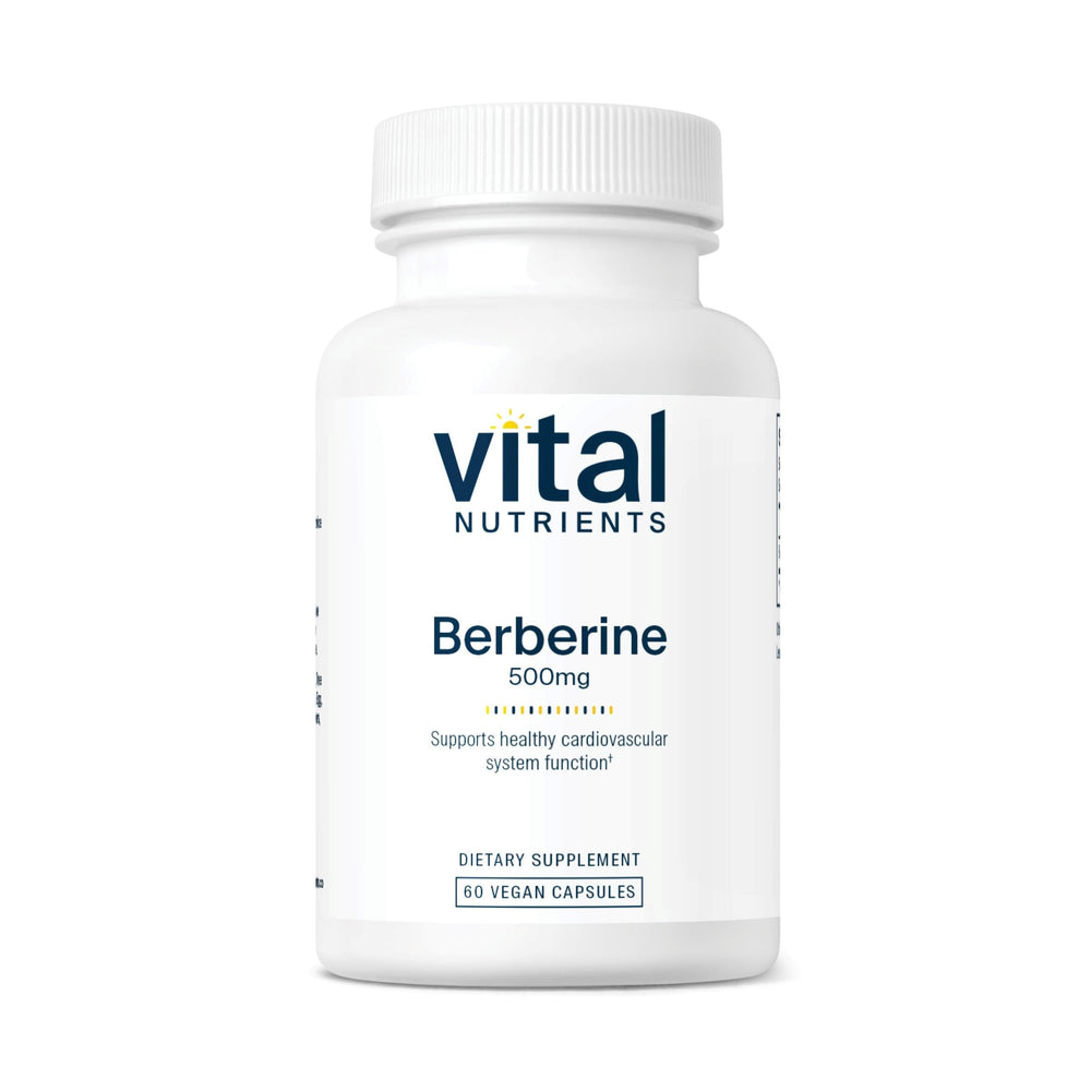 Vital Nutrients Berberine 500 mg vegan capsule bottle