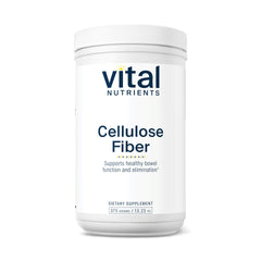 Vital Nutrients Cellulose Fiber Powder 375g bottle with scoop