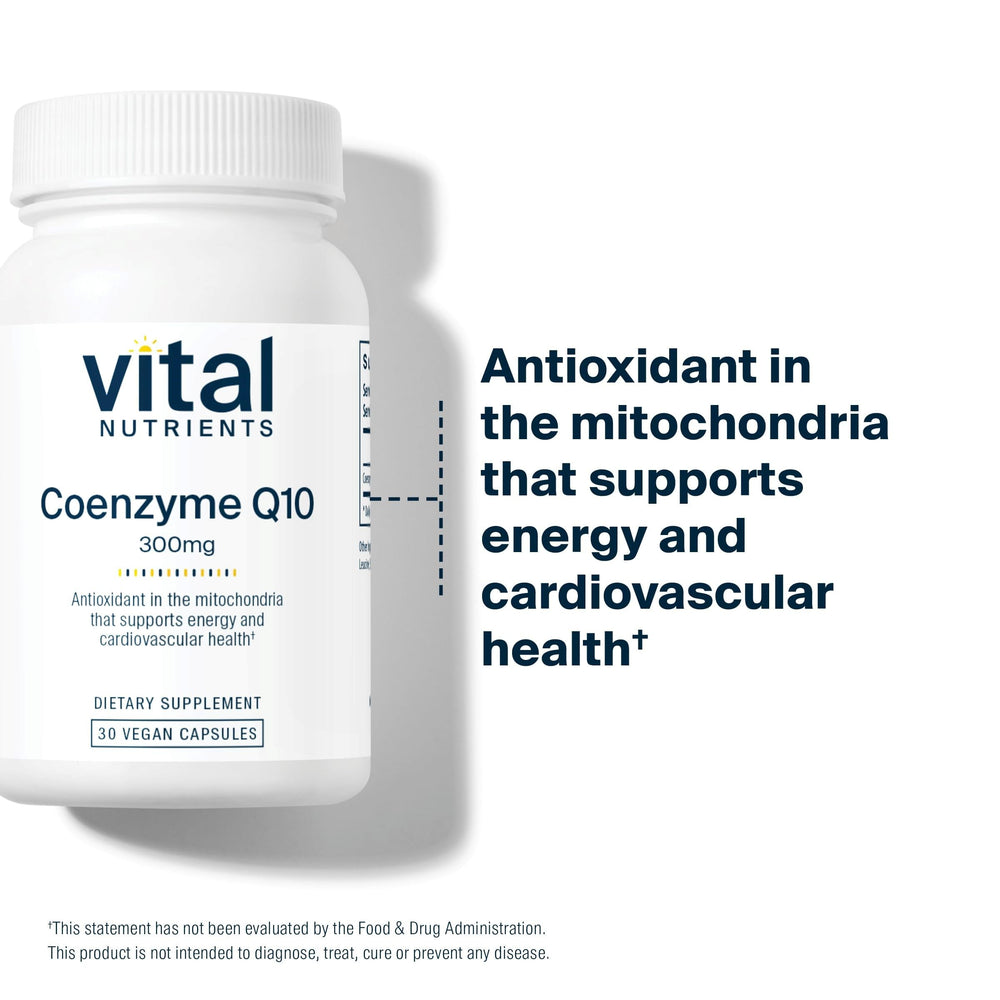 Suggested usage of Vital Nutrients CoQ10 300mg capsules