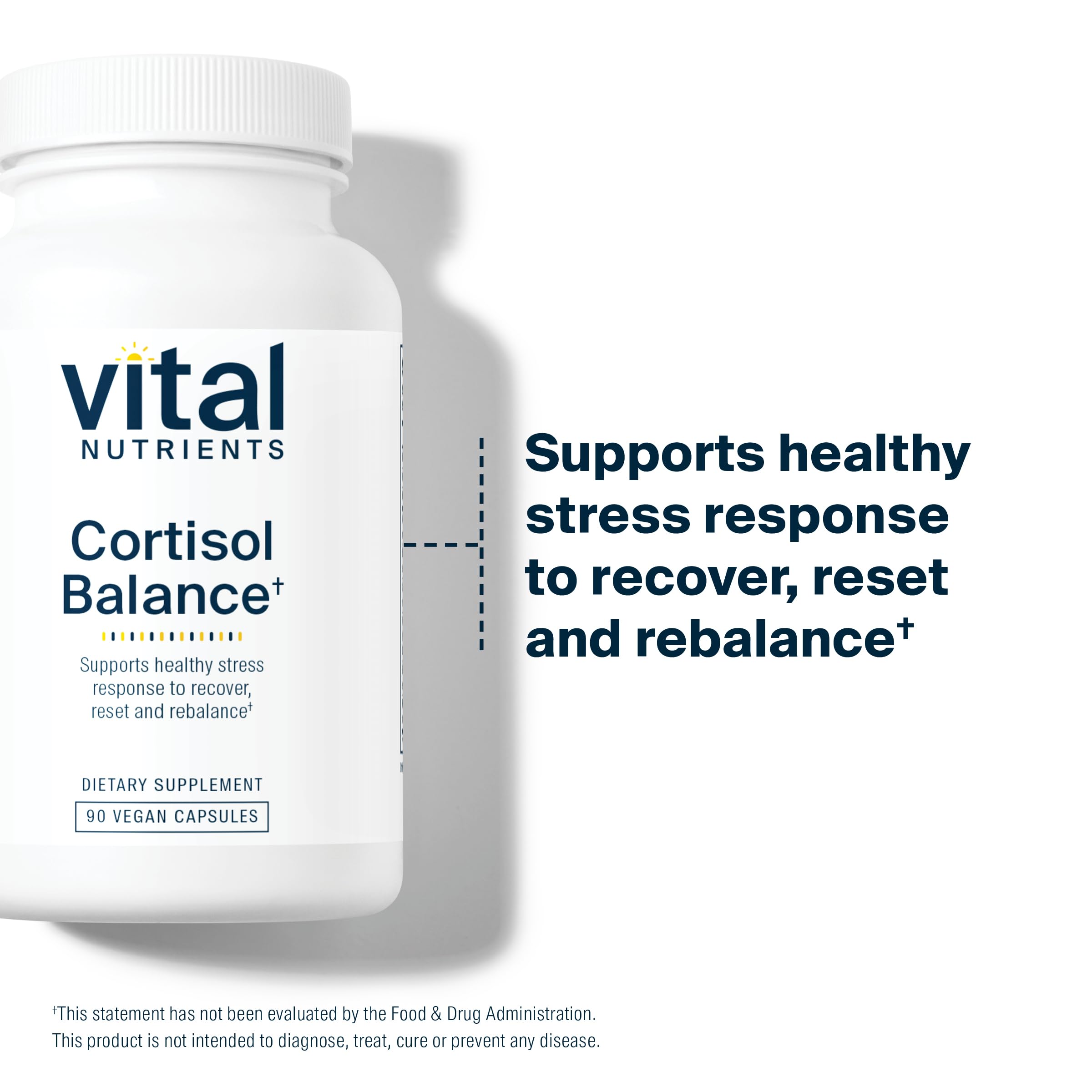 Cortisol Balance ingredients: Ashwagandha, B vitamins, magnesium