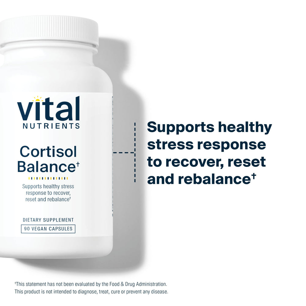 Cortisol Balance ingredients: Ashwagandha, B vitamins, magnesium