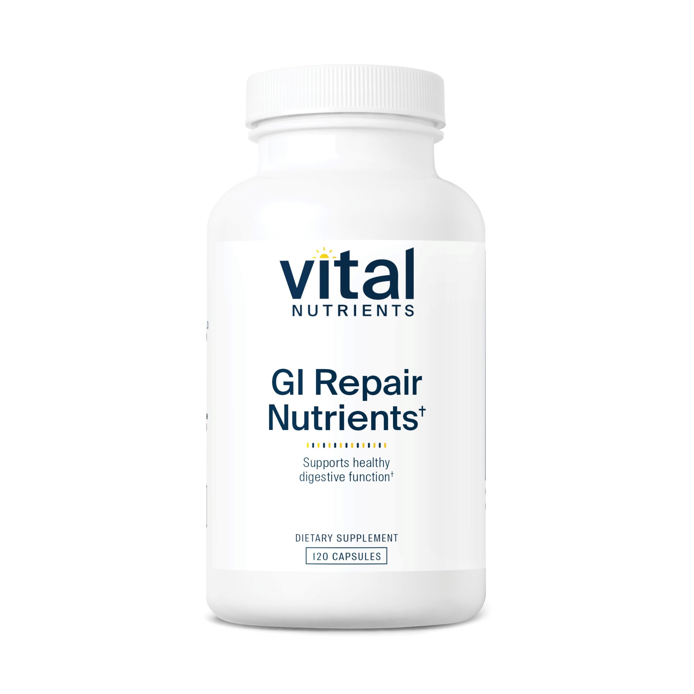 Vital Nutrients GI Repair Nutrients bottle front highlighting gut support for daily wellness