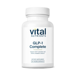 Vital Nutrients GLP-1 Complete bottle front showing clean vegan formula for cravings support