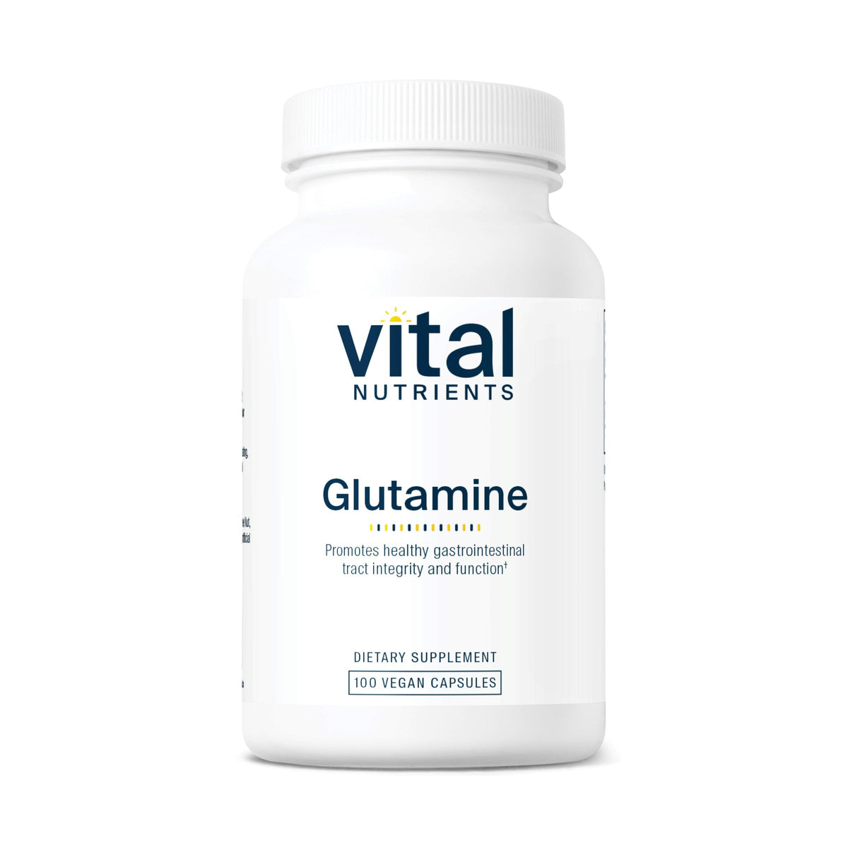 Vital Nutrients Glutamine bottle with 90 capsules