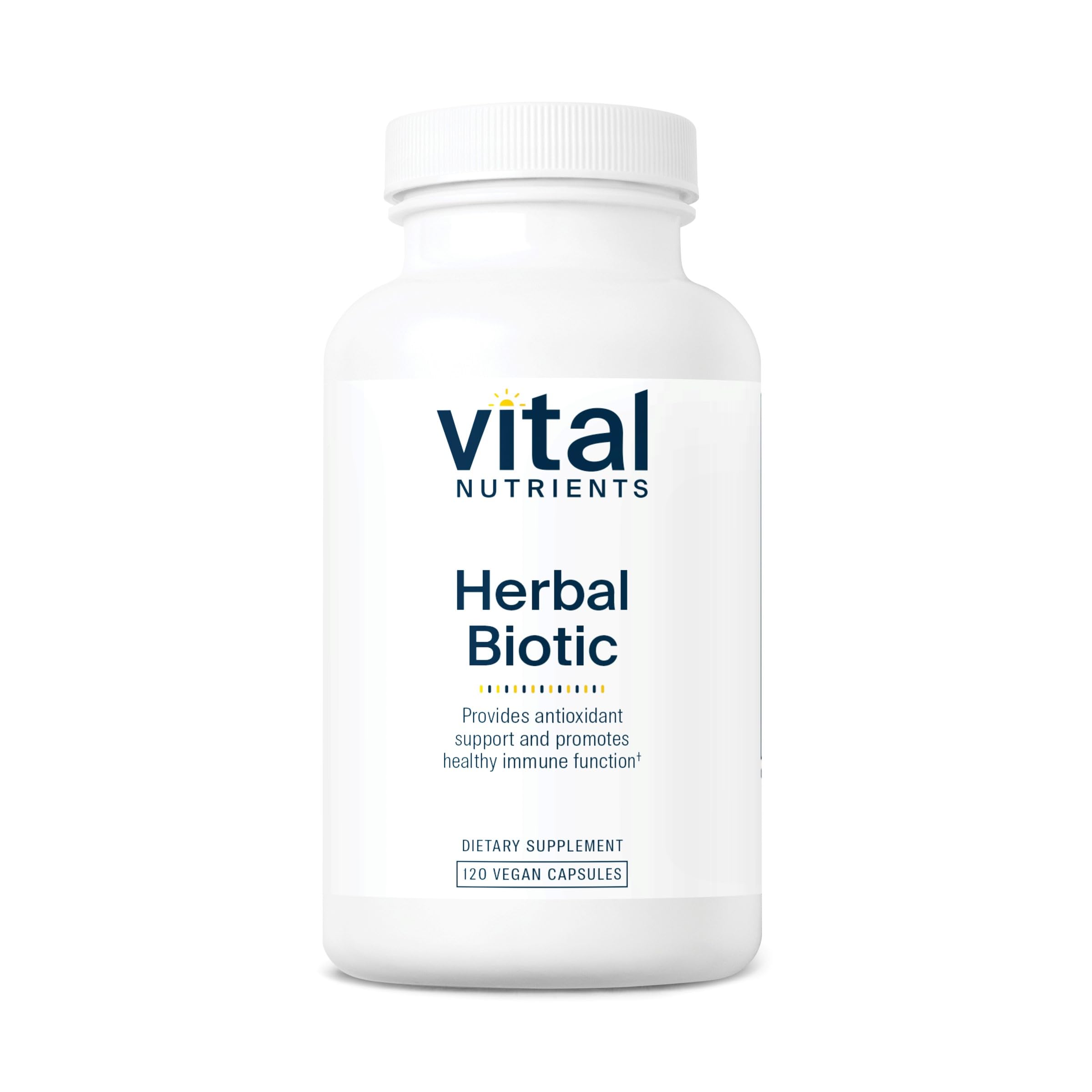 Vital Nutrients Herbal Biotic bottle label