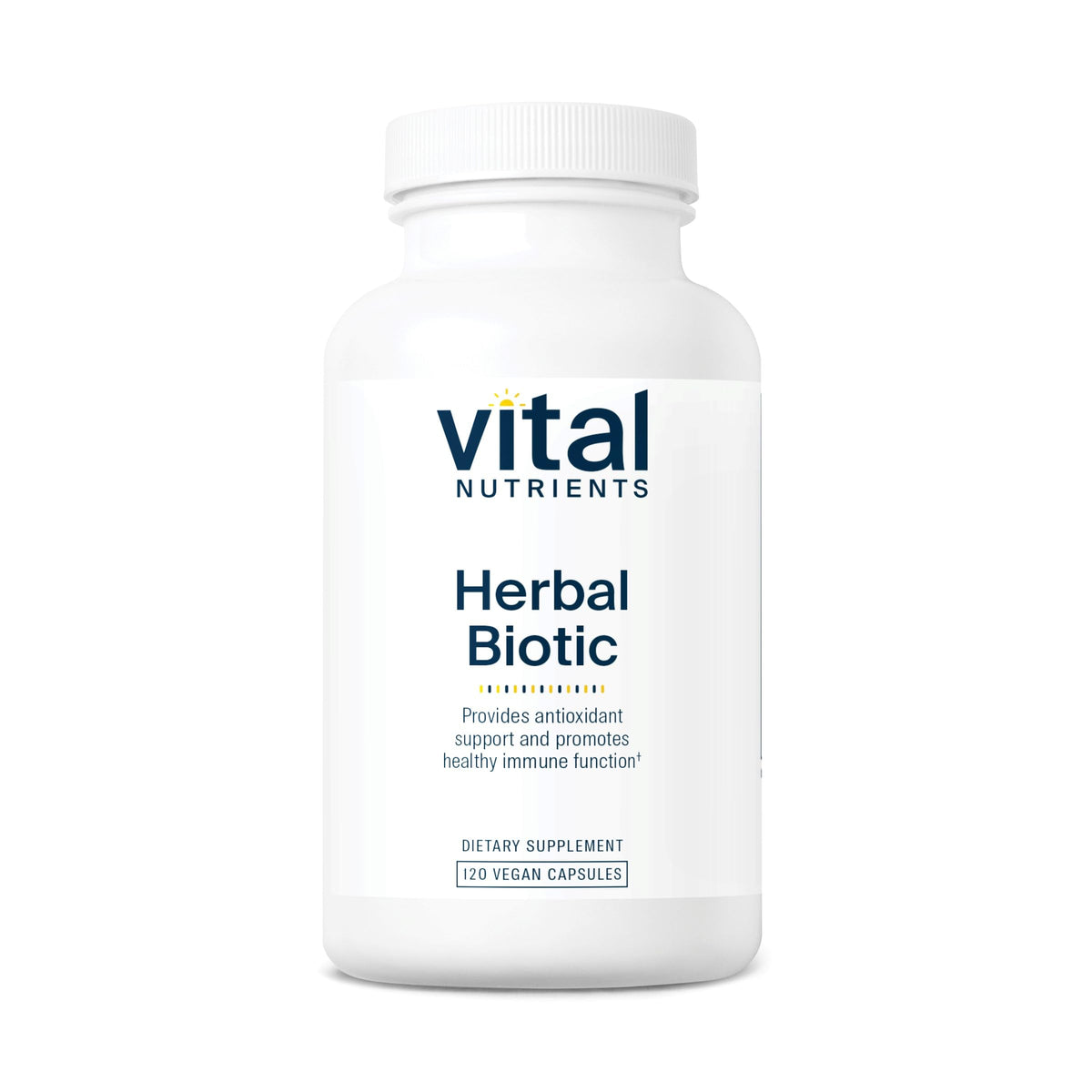 Vital Nutrients Herbal Biotic bottle label