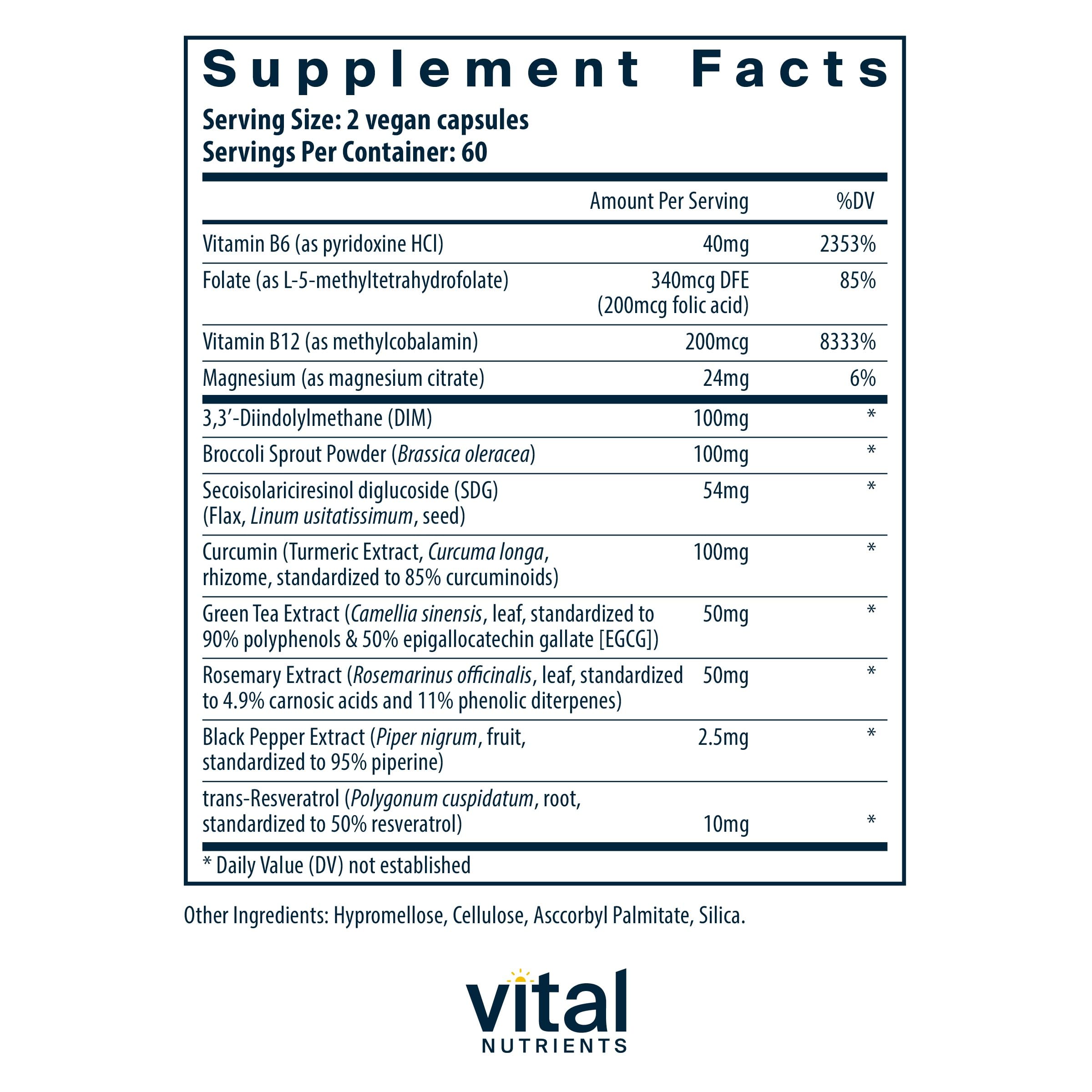 DIM supplement with flax seeds for hormone metabolism