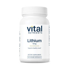 Vital Nutrients Lithium Orotate 5mg bottle front