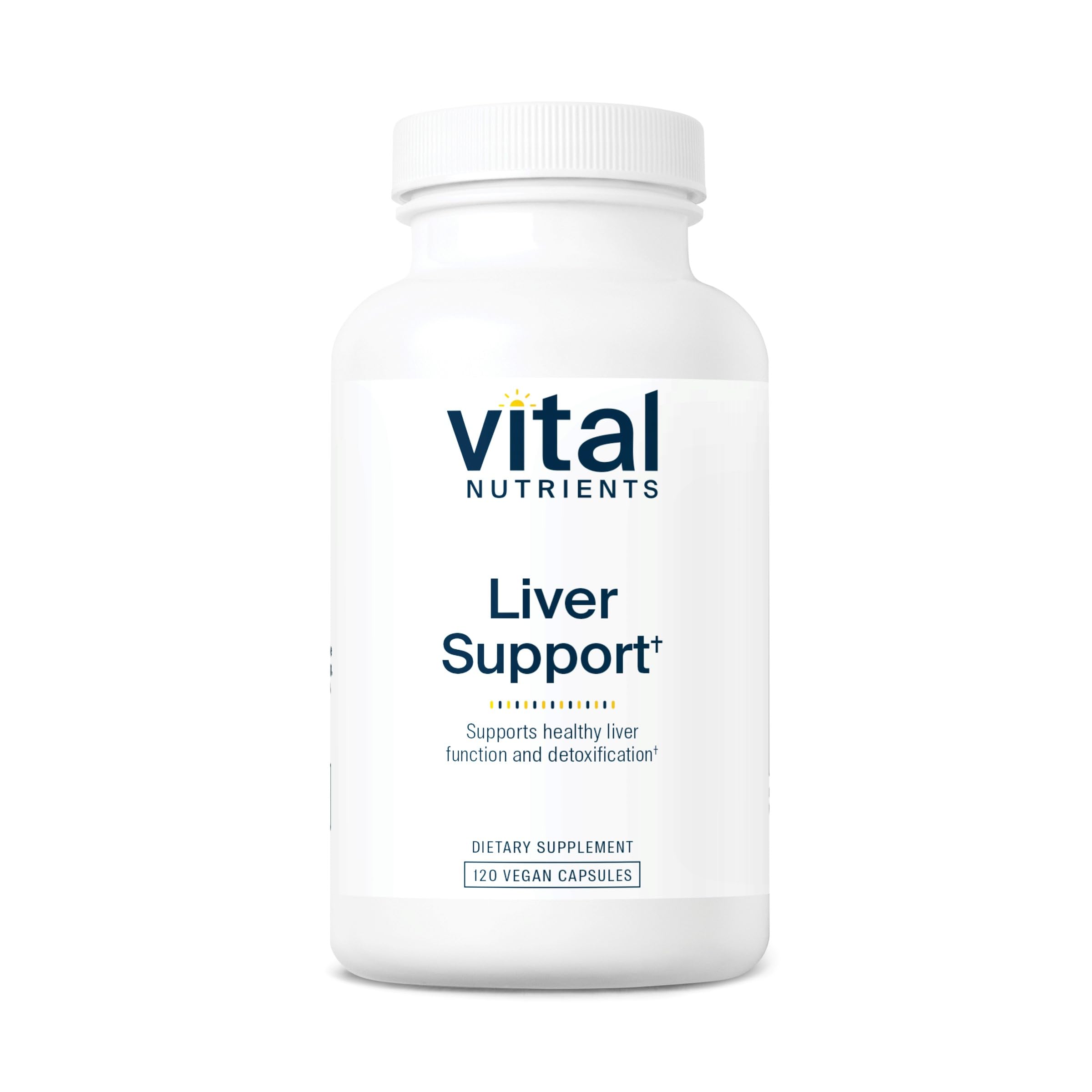 Bottle of Vital Nutrients Liver Support with milk thistle and curcumin