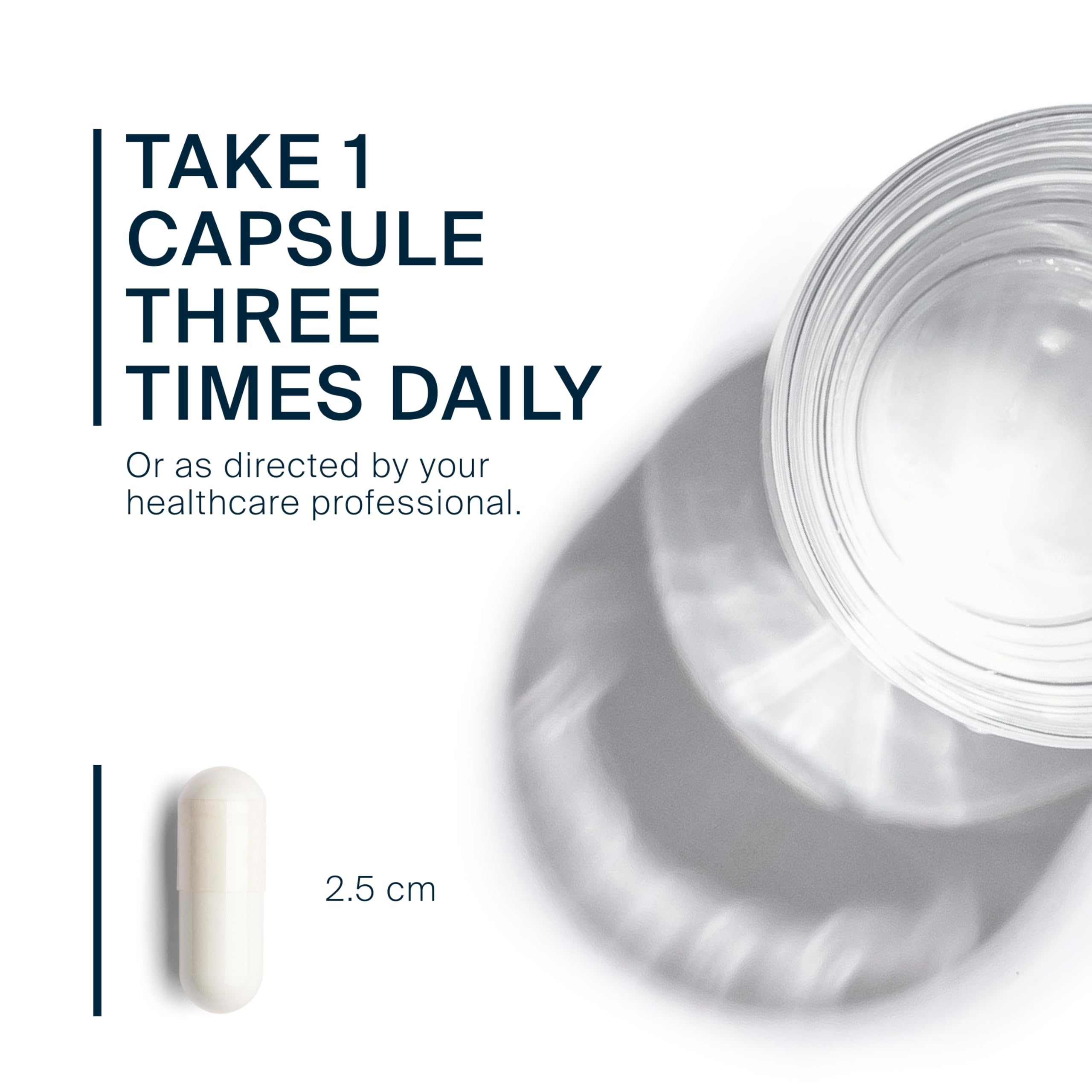 Lysine capsules laid out to showcase shape and color