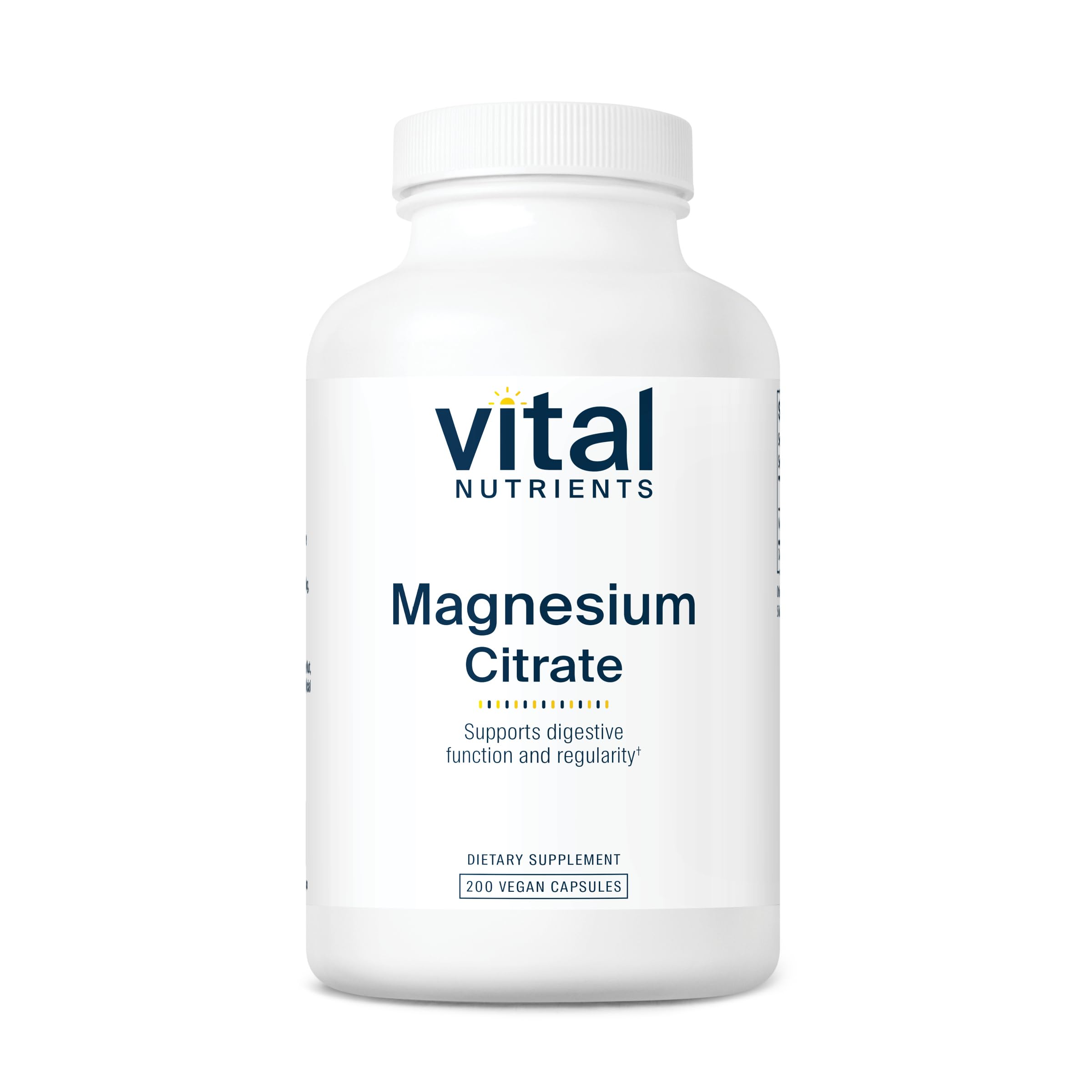 Bottle of Vital Nutrients Magnesium Citrate 150mg with 200 capsules