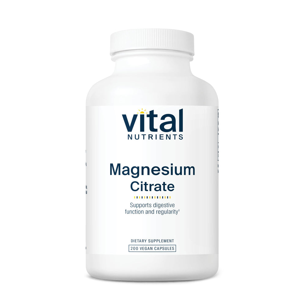 Bottle of Vital Nutrients Magnesium Citrate 150mg with 200 capsules