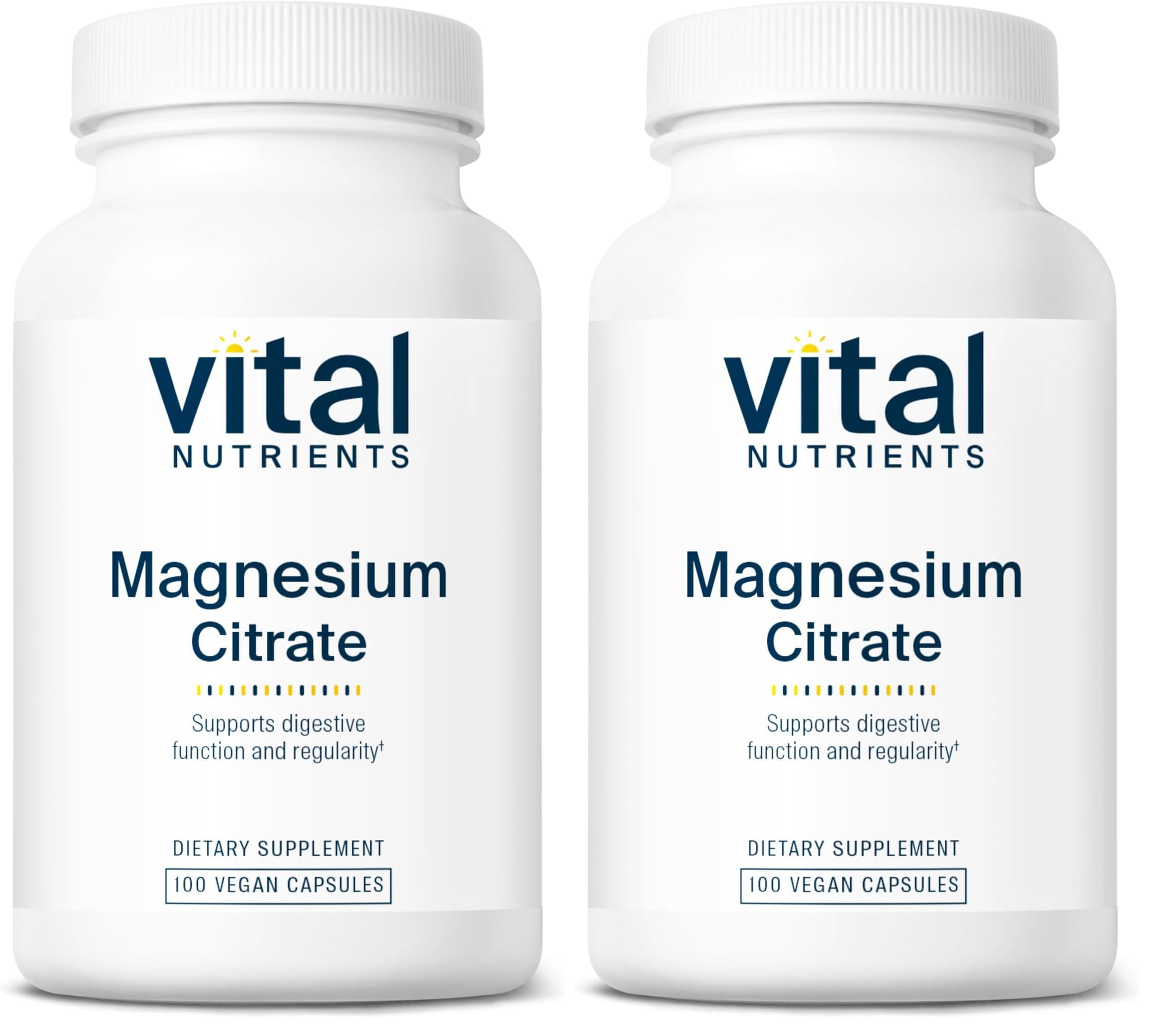 Vital Nutrients Magnesium Citrate 150mg capsules, pack size 2