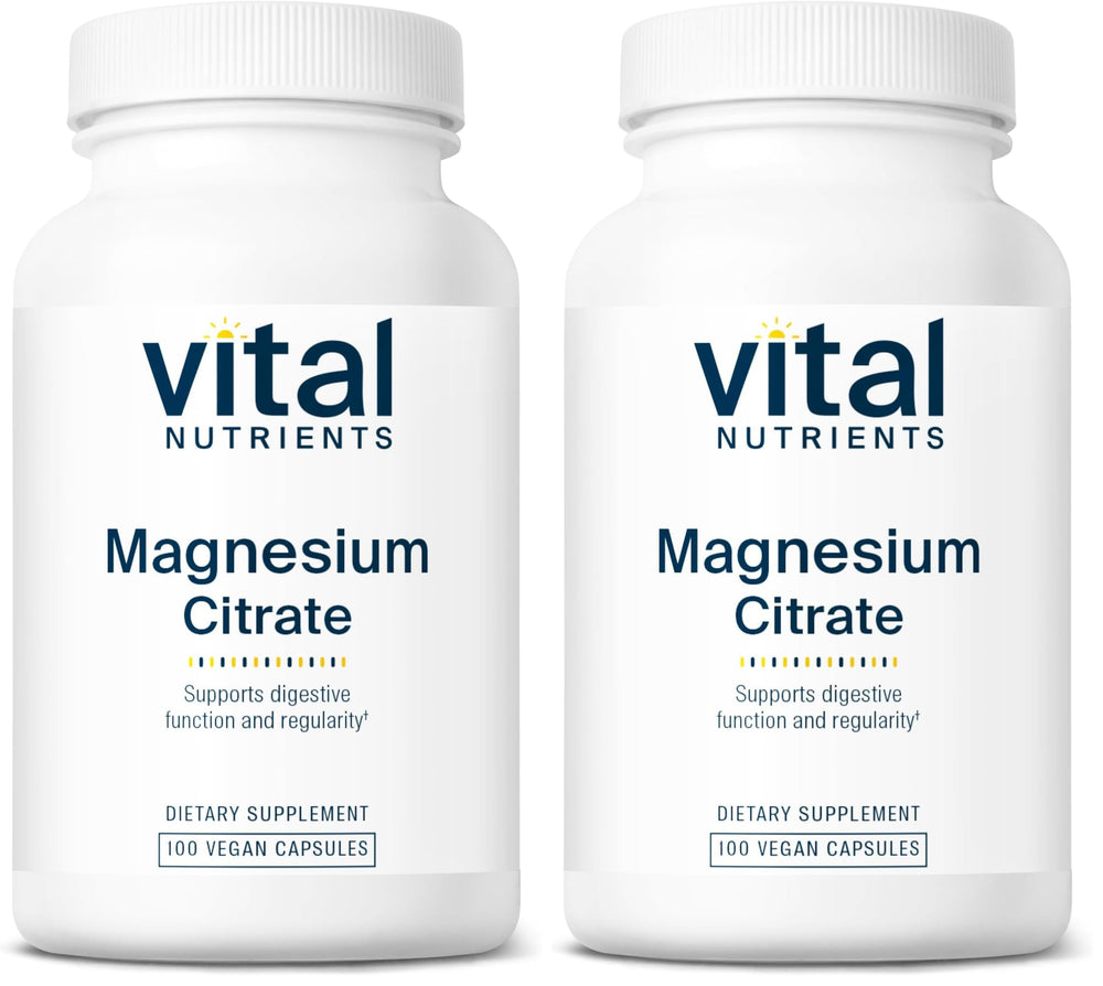 Vital Nutrients Magnesium Citrate 150mg capsules, pack size 2