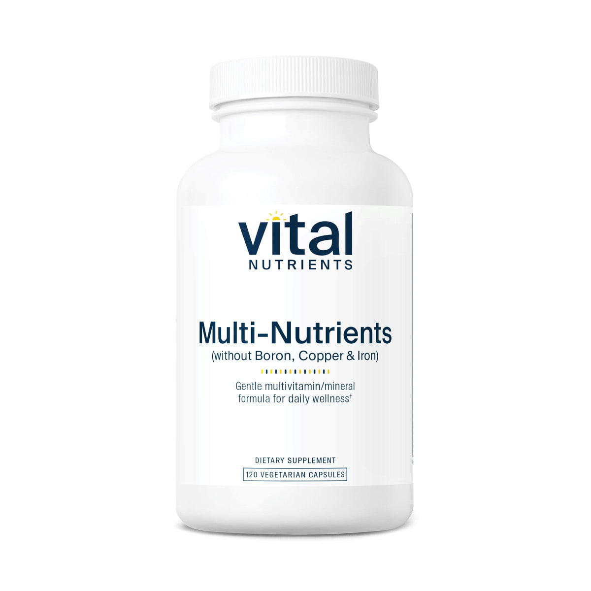 Vital Nutrients Multi-Nutrients 5 bottle label
