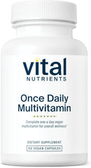 Vital Nutrients Once Daily Multivitamin bottle – front view
