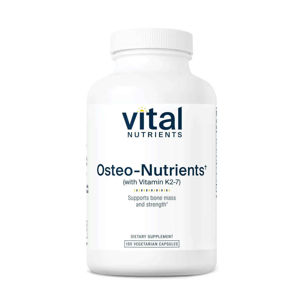 Osteo-Nutrients bottle and label