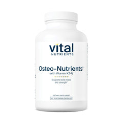 Osteo-Nutrients bottle and label