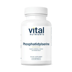 Vital Nutrients Phosphatidylserine 150mg 60 softgels bottle front view