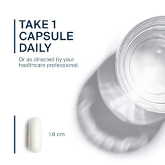 Back view of bottle with supplement facts