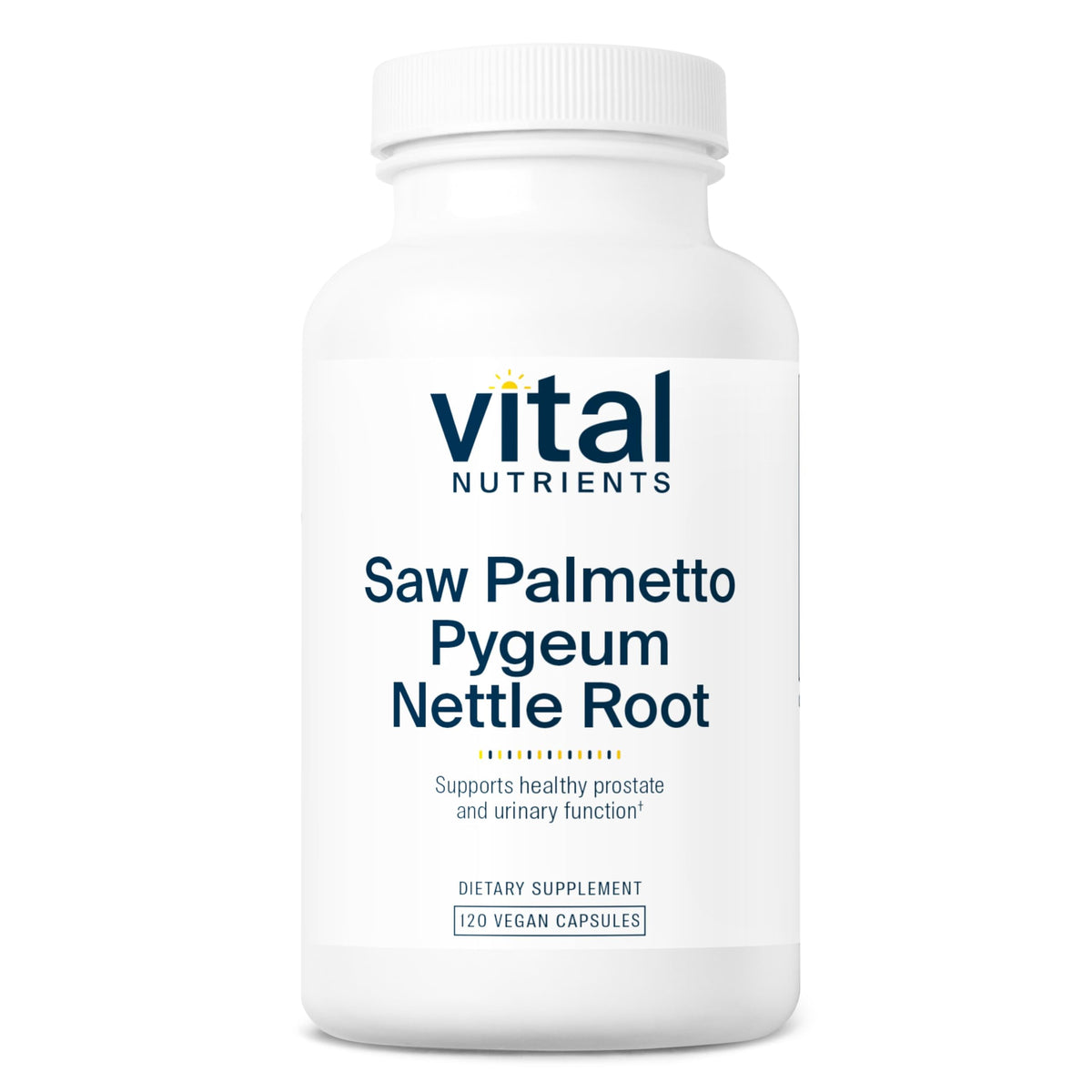 Vital Nutrients Saw Palmetto with Pygeum and Nettle Root bottle, 120 capsules