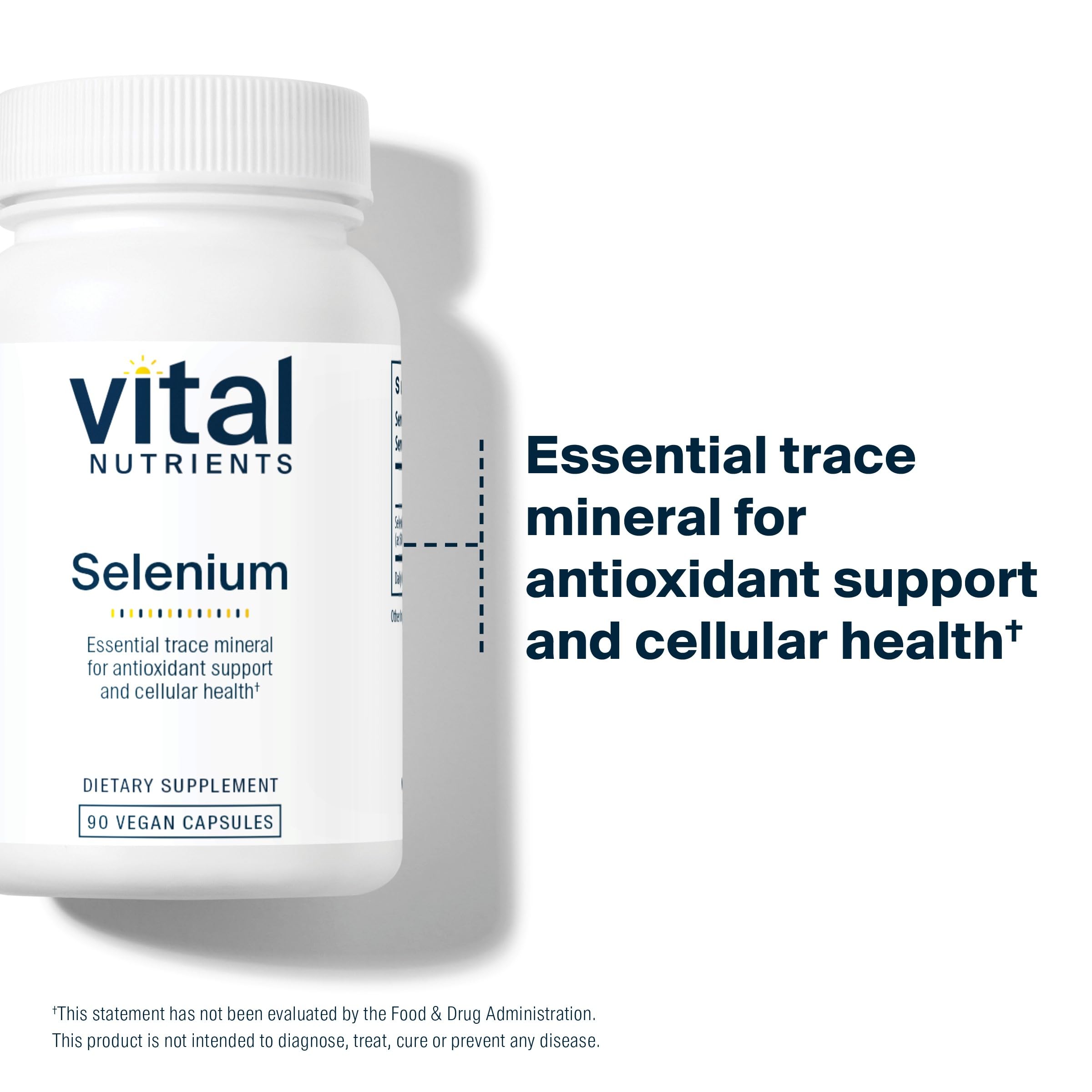 Vital Nutrients logo with Selenium product name