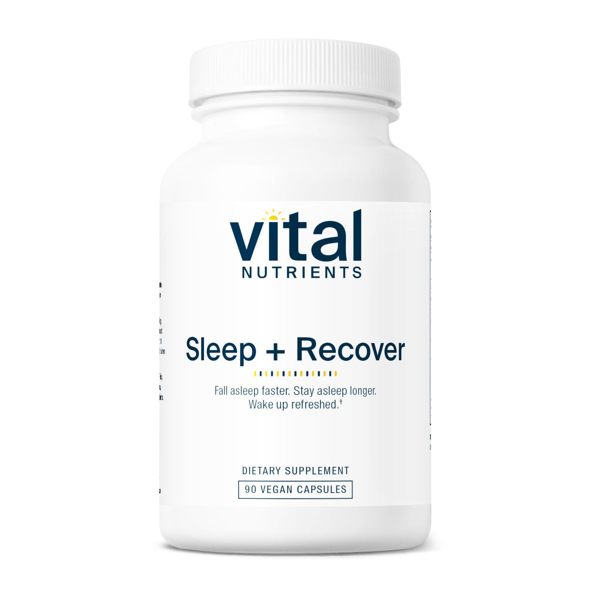 Vital Nutrients Sleep + Recover bottle on white background
