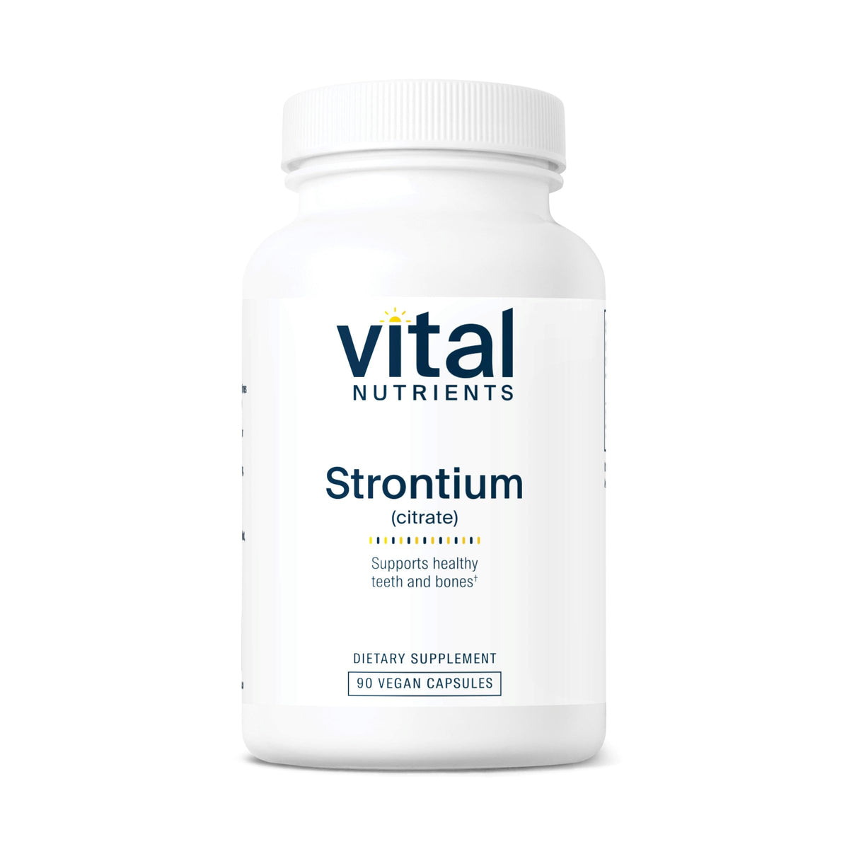 Vital Nutrients Strontium Citrate bottle front view