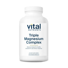Bottle of Vital Nutrients Triple Magnesium Complex 180 capsules