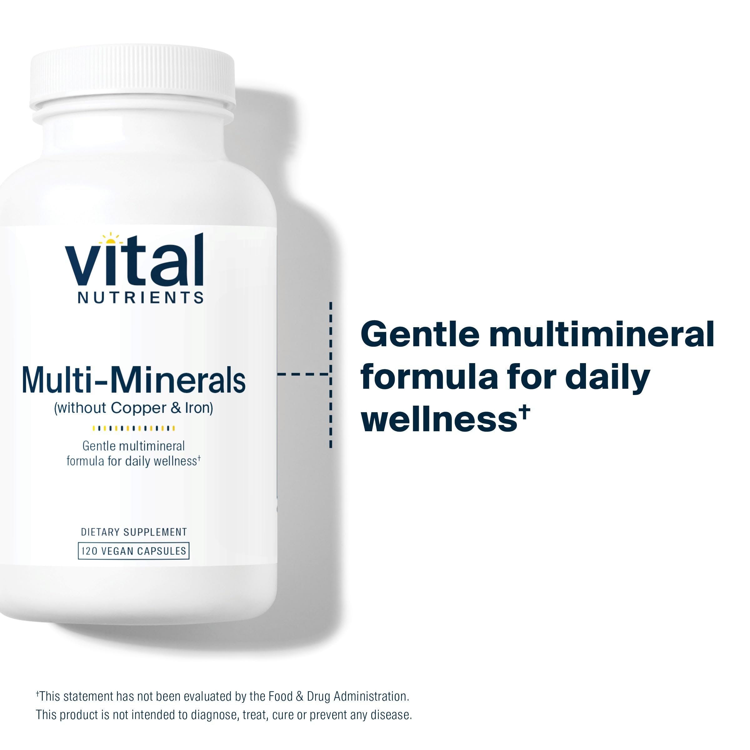 Healthcare practitioners trust Vital Nutrients Multi-Minerals for 30 years