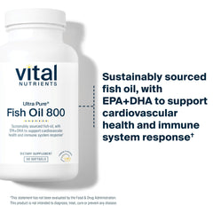 Close-up showing 430 mg EPA and 290 mg DHA per softgel